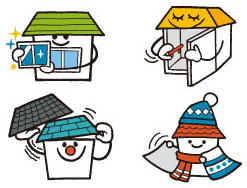 マイホームのイラスト